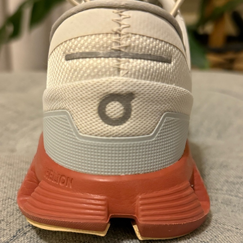 On Cloud X 3 Running Shoe Auburn/Ice Mesh White Women9.5 Men 8 ✨EUC! Trending - Picture 6 of 12